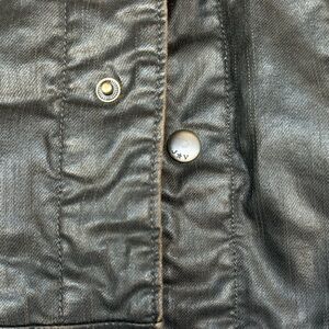 Vintage-Style John Varvatos Shearling-Lined Trucker Jacket